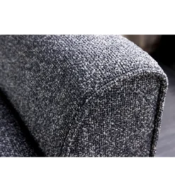 Ławka SCARLETT 90 cm tkanina bouclé antracyt*Invicta Interior Best