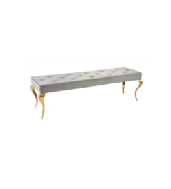 Ławka TRENTINO Modern Barock 172 cm szara*Invicta Interior Sale