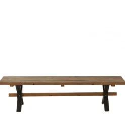 Ławka VINTAGE 180 cm naturalne drewno*J-Line Discount