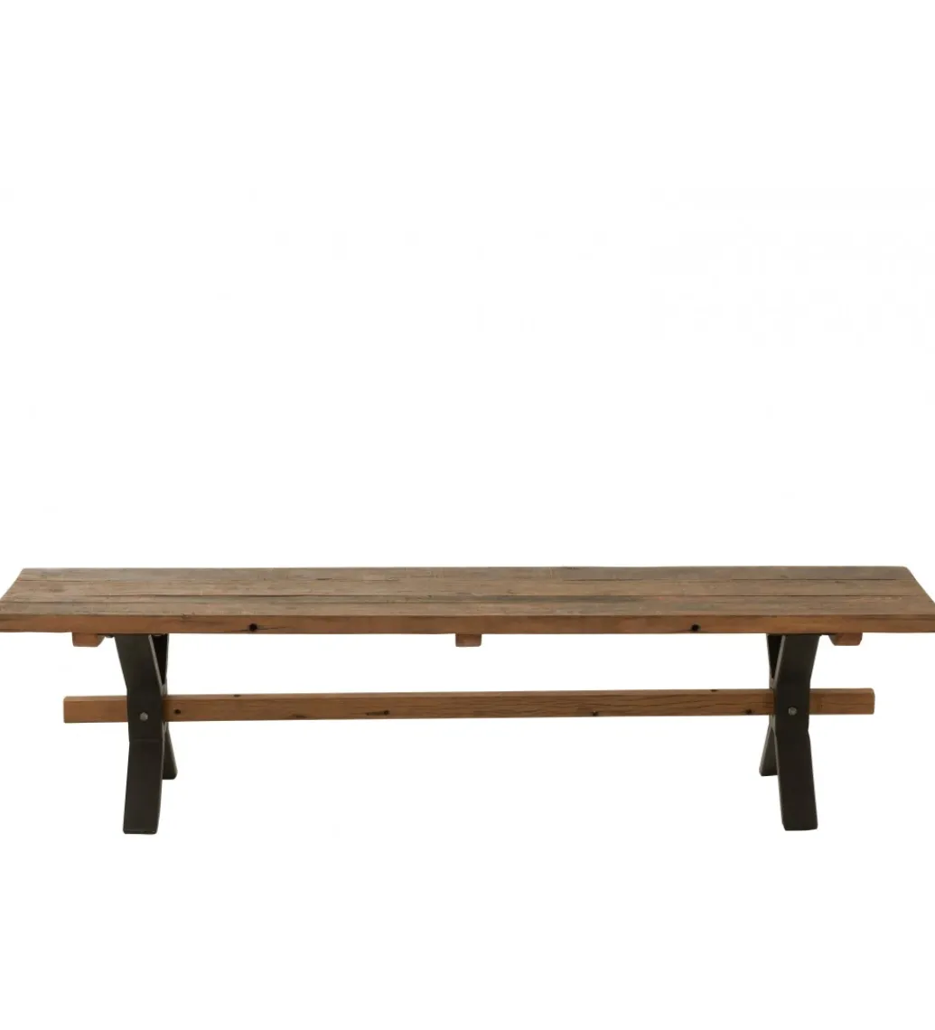 Ławka VINTAGE 180 cm naturalne drewno*J-Line Discount