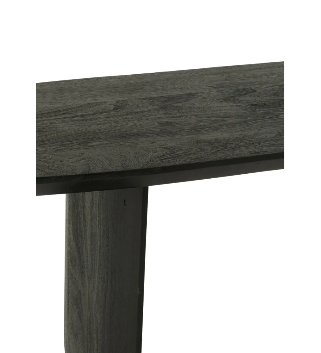 Ławka VIOLEN 190 cm drewno akacja czarna*J-Line Sale