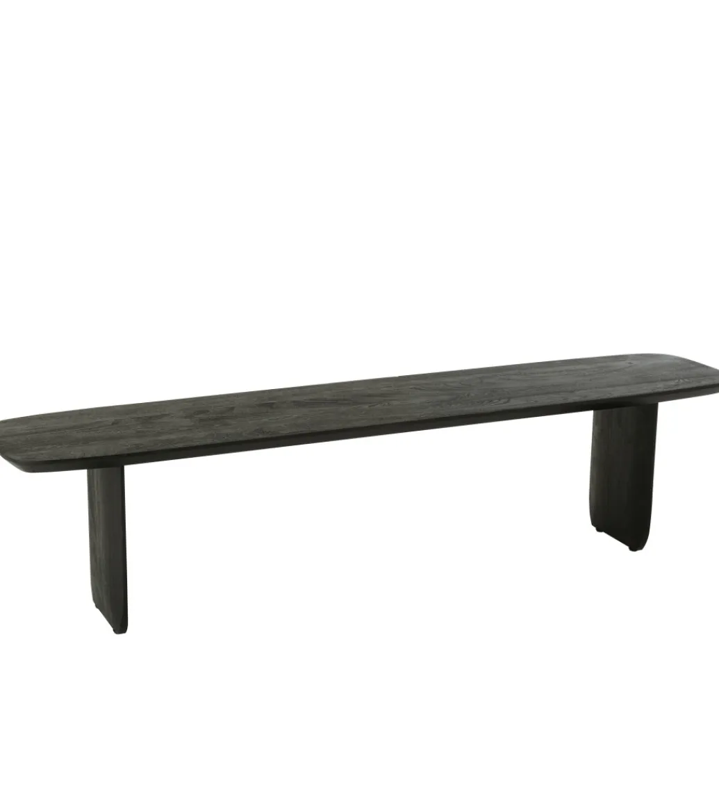 Ławka VIOLEN 190 cm drewno akacja czarna*J-Line Sale