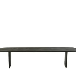 Ławka VIOLEN 190 cm drewno akacja czarna*J-Line Sale