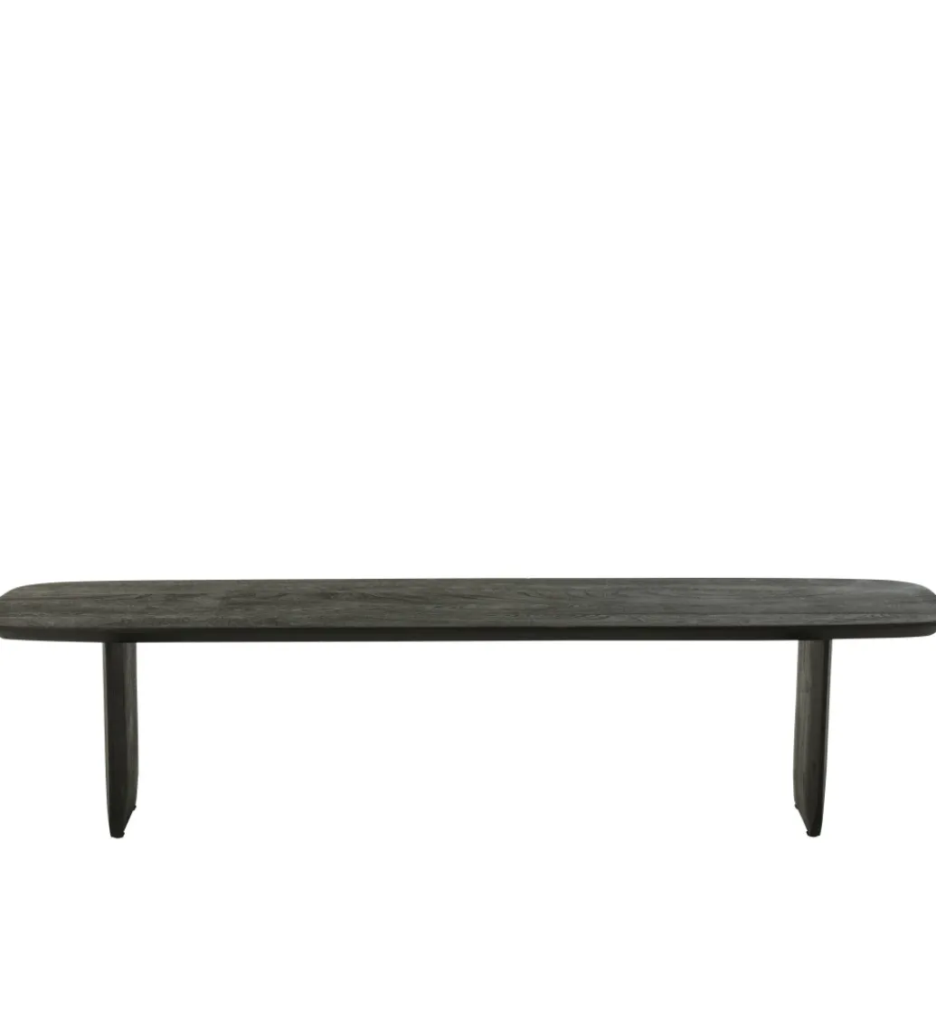 Ławka VIOLEN 190 cm drewno akacja czarna*J-Line Sale