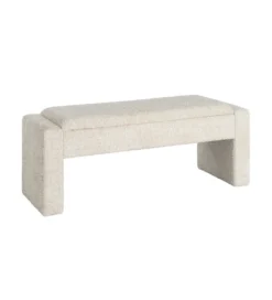 Ławka WESTEMA 117 cm kremowa*Zona-Design