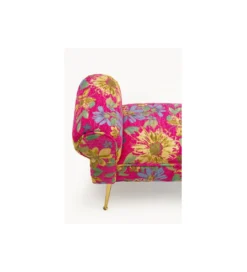 Ławka WING FLOWER FEVER 100 cm różowa*KARE Online