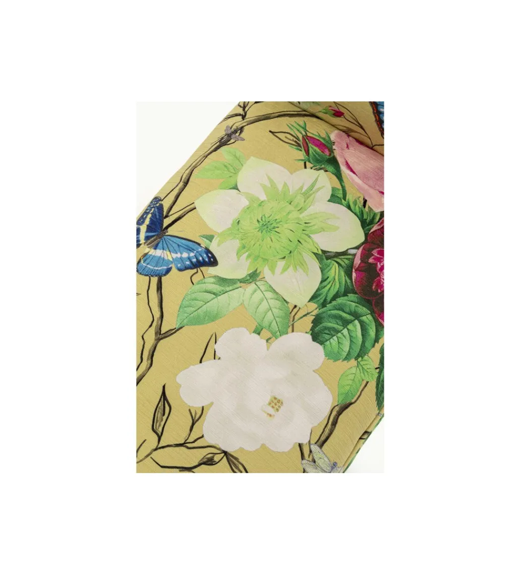 Ławka WING FLOWER FEVER 100 cm żółta*KARE Sale
