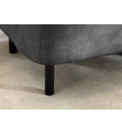 Ławka z schowkiem EN VOUGE 120 cm welwet szary*Invicta Interior - przedsprzedaż Outlet