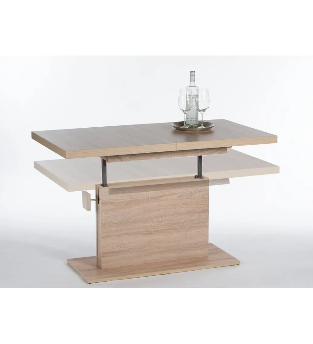 Ławo stół rozkładany MONACO 120 cm - 160 cm w kolorze dąb sonoma*MCA Hot