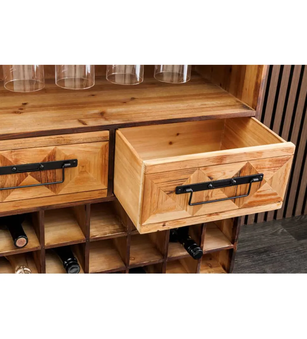 Barek BODEGA 160 cm naturalny*Invicta Interior Outlet