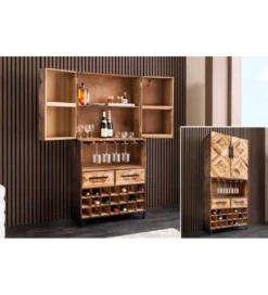 Barek BODEGA 160 cm naturalny*Invicta Interior Outlet