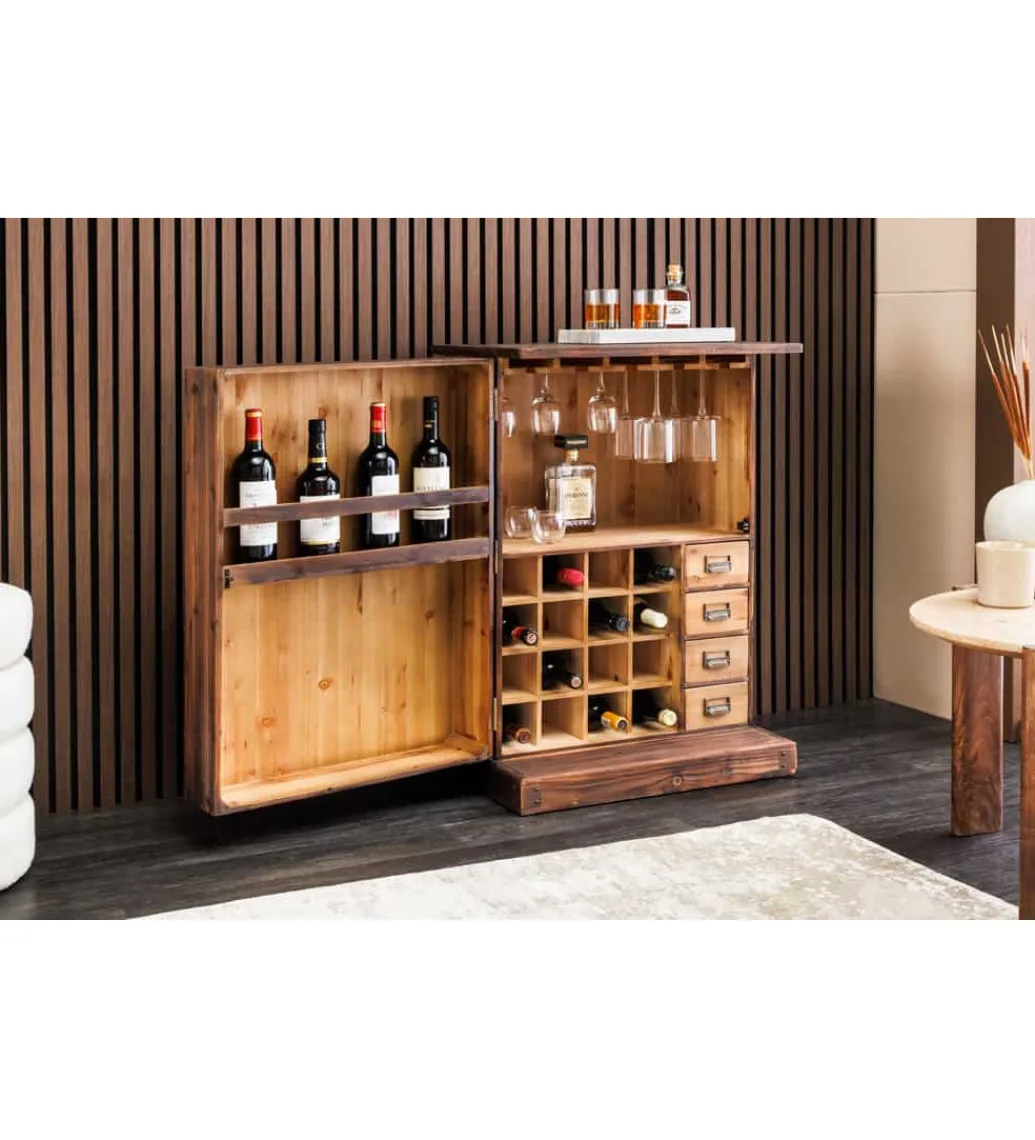 Barek BODEGA 90 cm naturalny*Invicta Interior Clearance