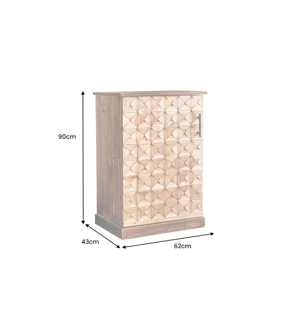 Barek BODEGA 90 cm naturalny*Invicta Interior Clearance