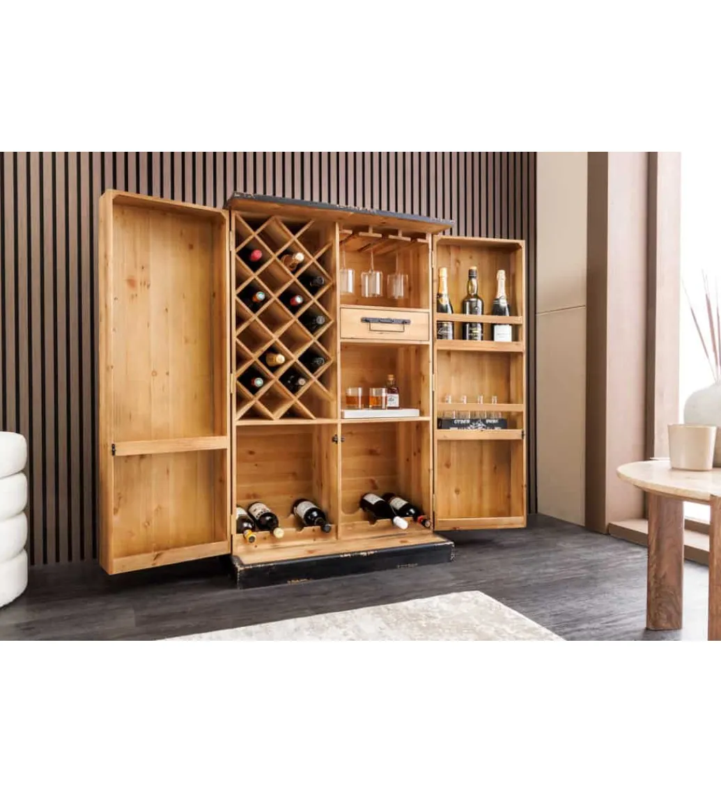 Barek BODEGA 120 cm naturalny*Invicta Interior Clearance