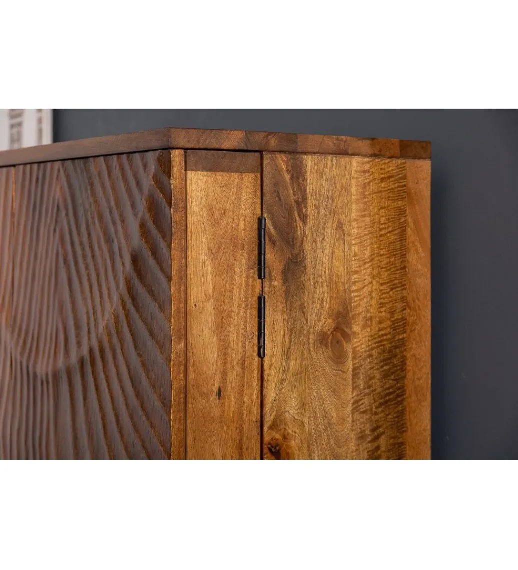 Barek komoda DAVIDE Scorpion 140 cm drewno mango brąz*Invicta Interior Best