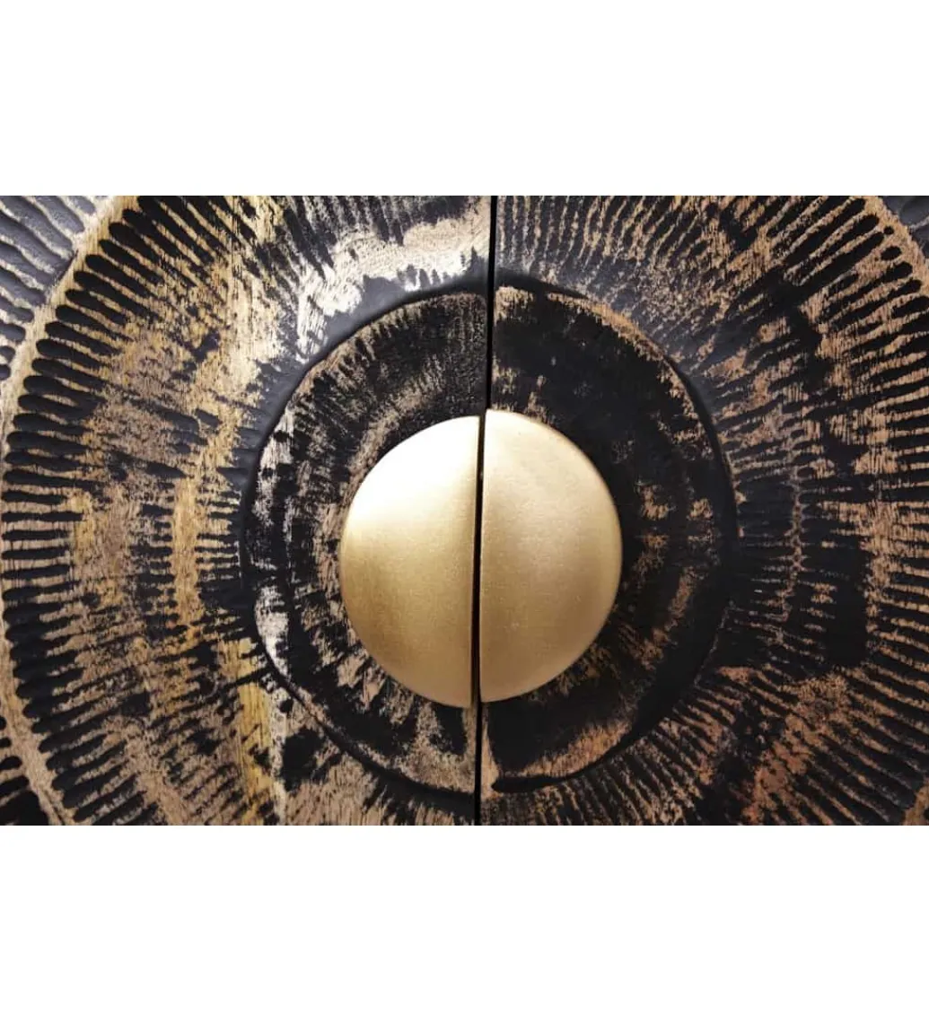 Barek komoda SWEET GOLDEN SUNSET 95 cm Drewno Mango*Invicta Interior Outlet