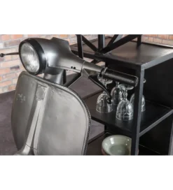 Barek stolik kawowy SCOOTER 120 cm blat drewno mango*Invicta Interior New