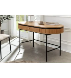 Biurko ATELIER 120 cm kolor dębu naturalne*Invicta Interior Hot