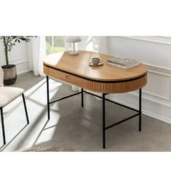 Biurko ATELIER 120 cm kolor dębu naturalne*Invicta Interior Hot