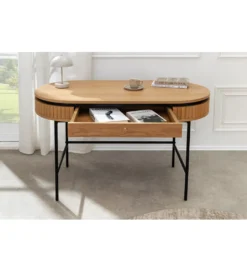 Biurko ATELIER 120 cm kolor dębu naturalne*Invicta Interior Hot