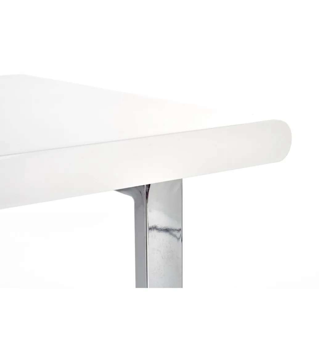 Biurko B30 120 cm biały chrom*Halmar Outlet