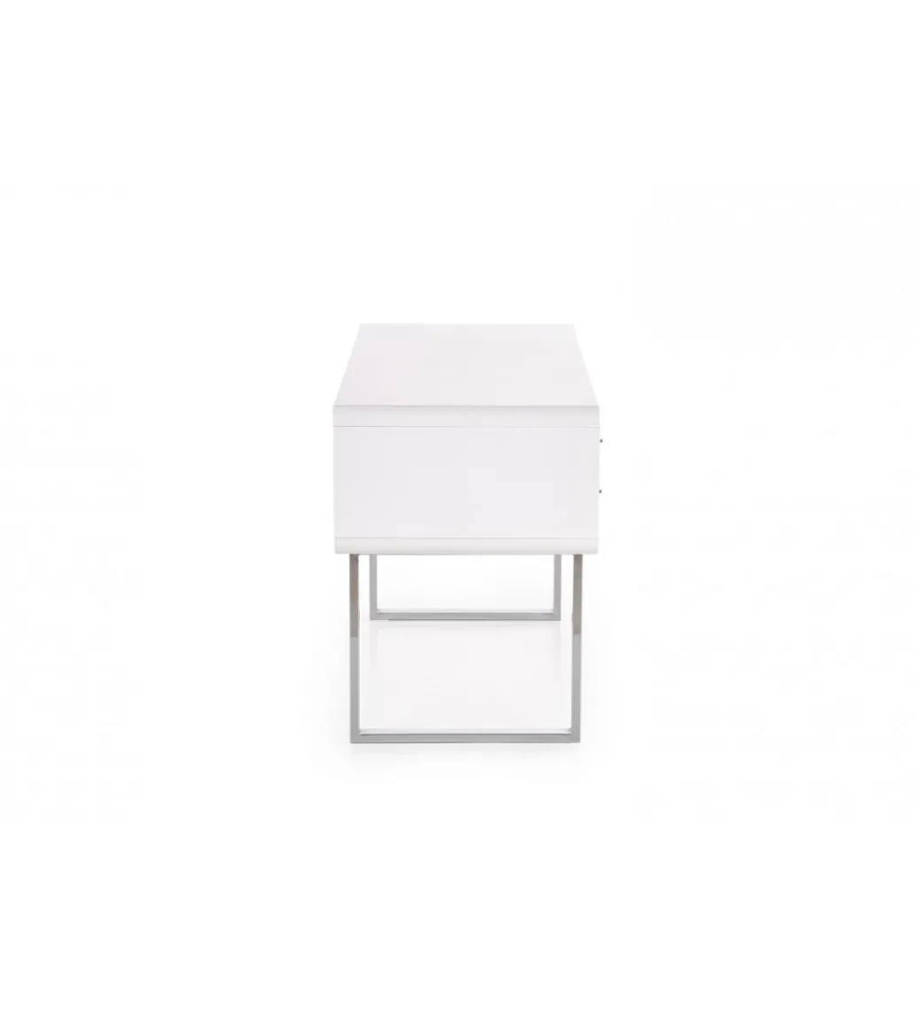 Biurko B30 120 cm biały chrom*Halmar Outlet