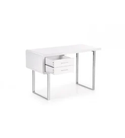 Biurko B30 120 cm biały chrom*Halmar Outlet