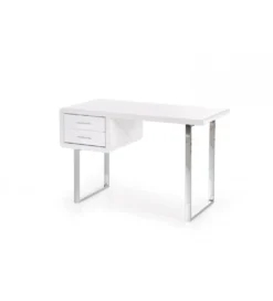 Biurko B30 120 cm biały chrom*Halmar Outlet