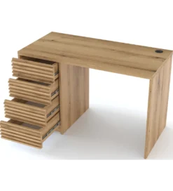 Biurko BISETT 120 - 140 cm dąb artisan*ELTAP Hot