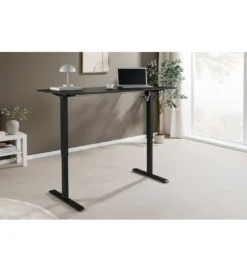 Biurko BLACK DESK 140 cm antracyt*Invicta Interior Outlet