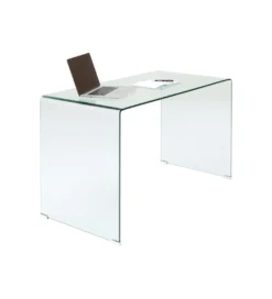 Biurko Clear Club 125 cm szklane*KARE New