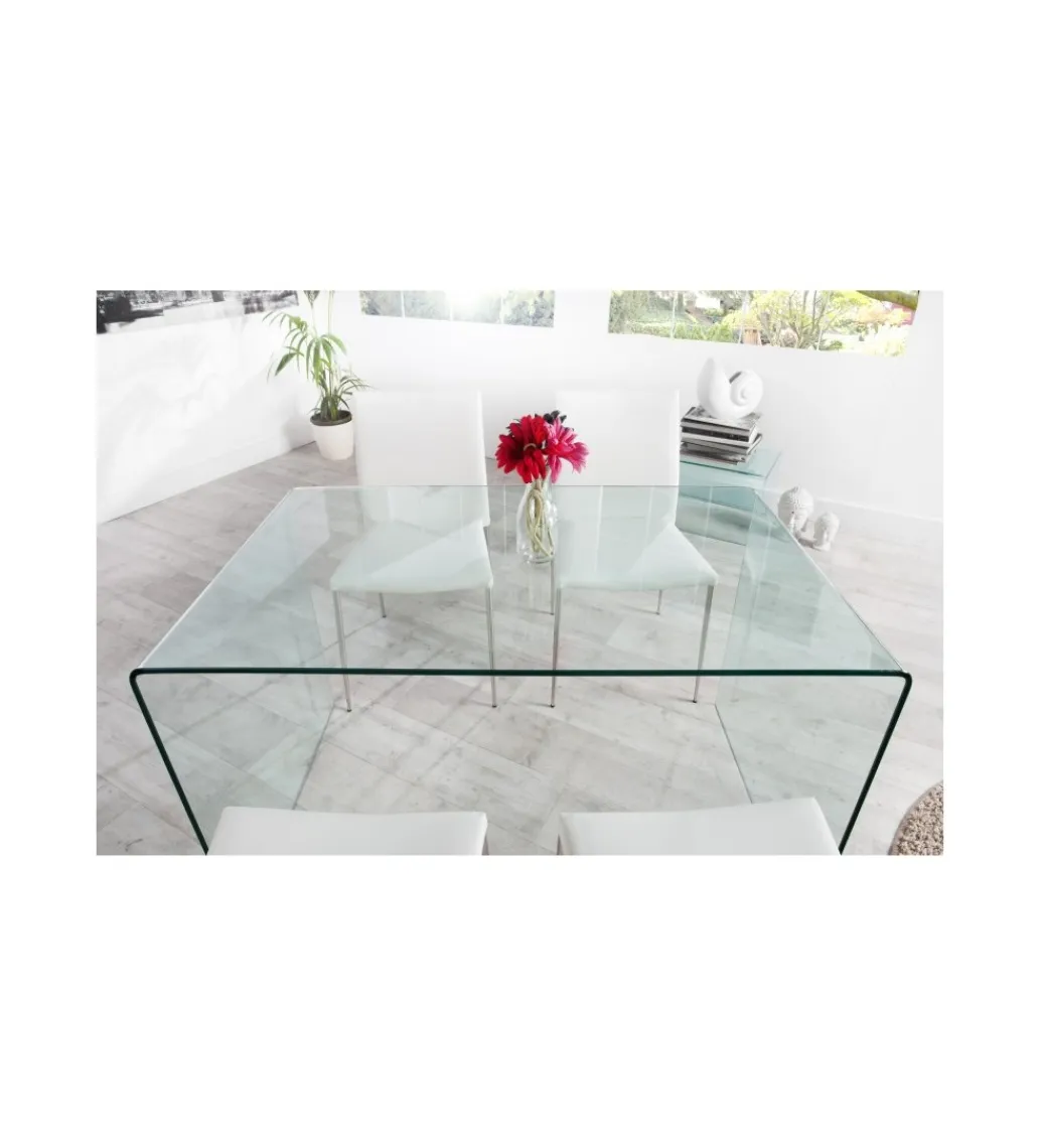 Biurko Fantome 120 cm szklane*Invicta Interior Online
