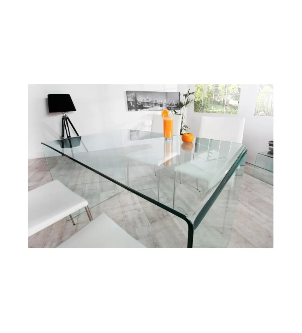 Biurko Fantome 120 cm szklane*Invicta Interior Online