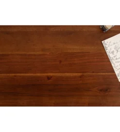 Biurko Monsoon 120 cm drewno ciemna akacja*Invicta Interior Outlet