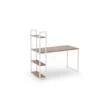Biurko NARVIK 120 cm w kolorze biały dąb sonoma*Halmar Online