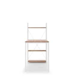 Biurko NARVIK 120 cm w kolorze biały dąb sonoma*Halmar Online