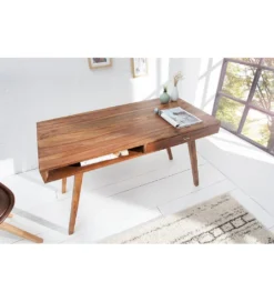Biurko Retro 120 cm drewno Sheesham*Invicta Interior Best