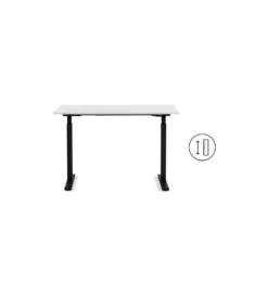Biurko ruchome SMARTYN 140 x 70 cm czarny*KARE Clearance