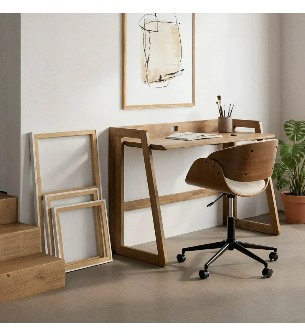 Biurko SESTERA 120 cm drewno mango*Zona-Design Discount