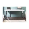 Biurko White Desk 140 cm białe*Invicta Interior Best