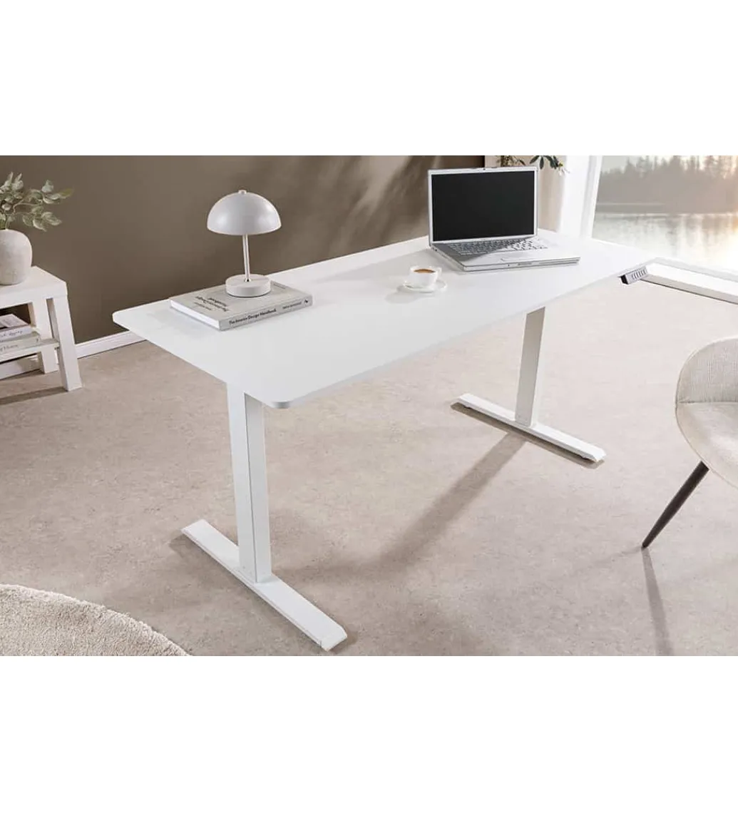 Biurko WHITE DESK 140 cm białe*Invicta Interior Sale