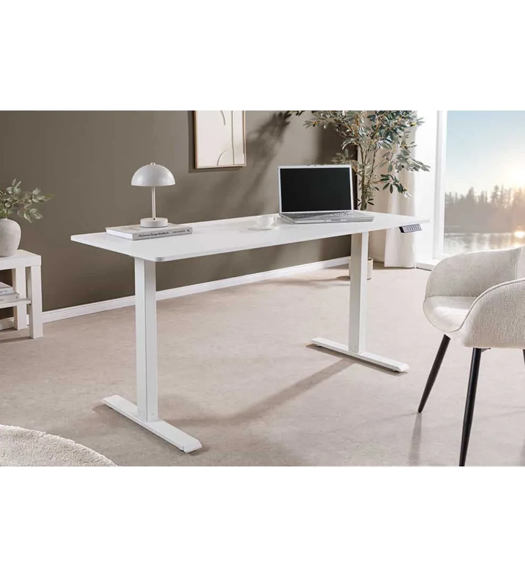 Biurko WHITE DESK 140 cm białe*Invicta Interior Sale