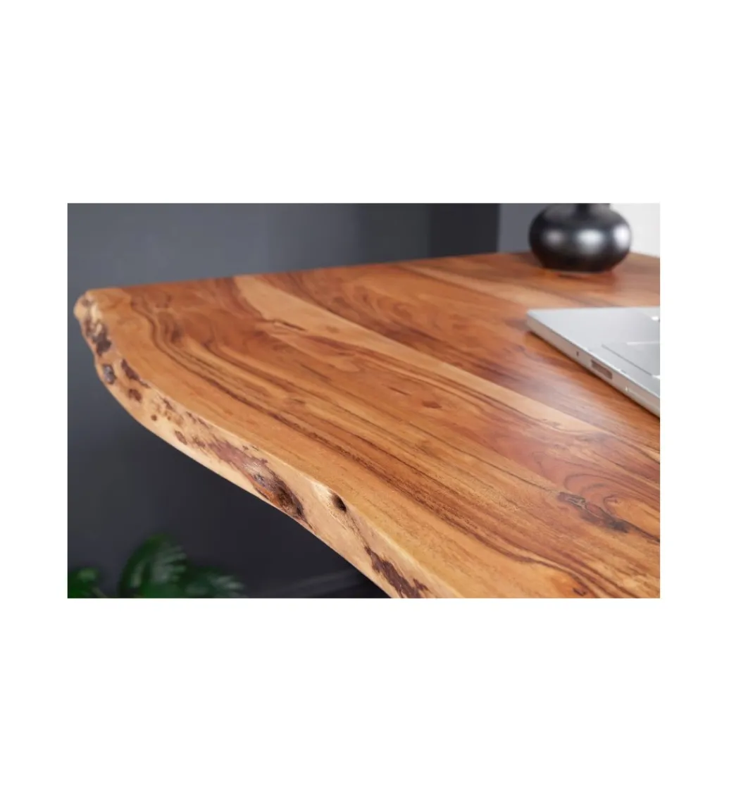 Biurko z regulowaną wysokością ARKTYKA Mammut 160 cm drewno akacja*Invicta Interior - przedsprzedaż Outlet