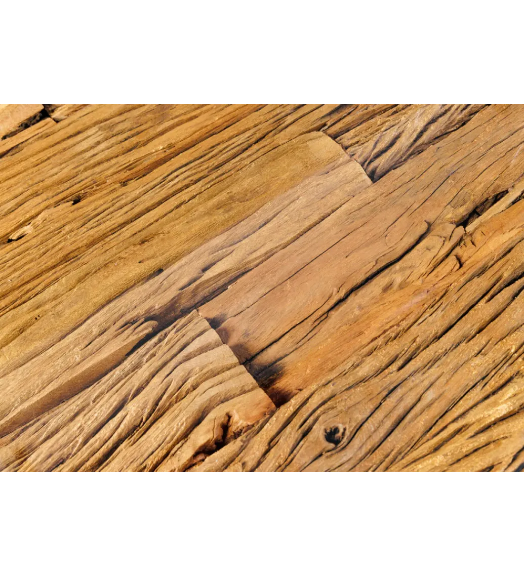 Blat do Stolika kawowego MODERN BAROCK BARRACUDA 100 cm drewno teak*Invicta Interior Sale
