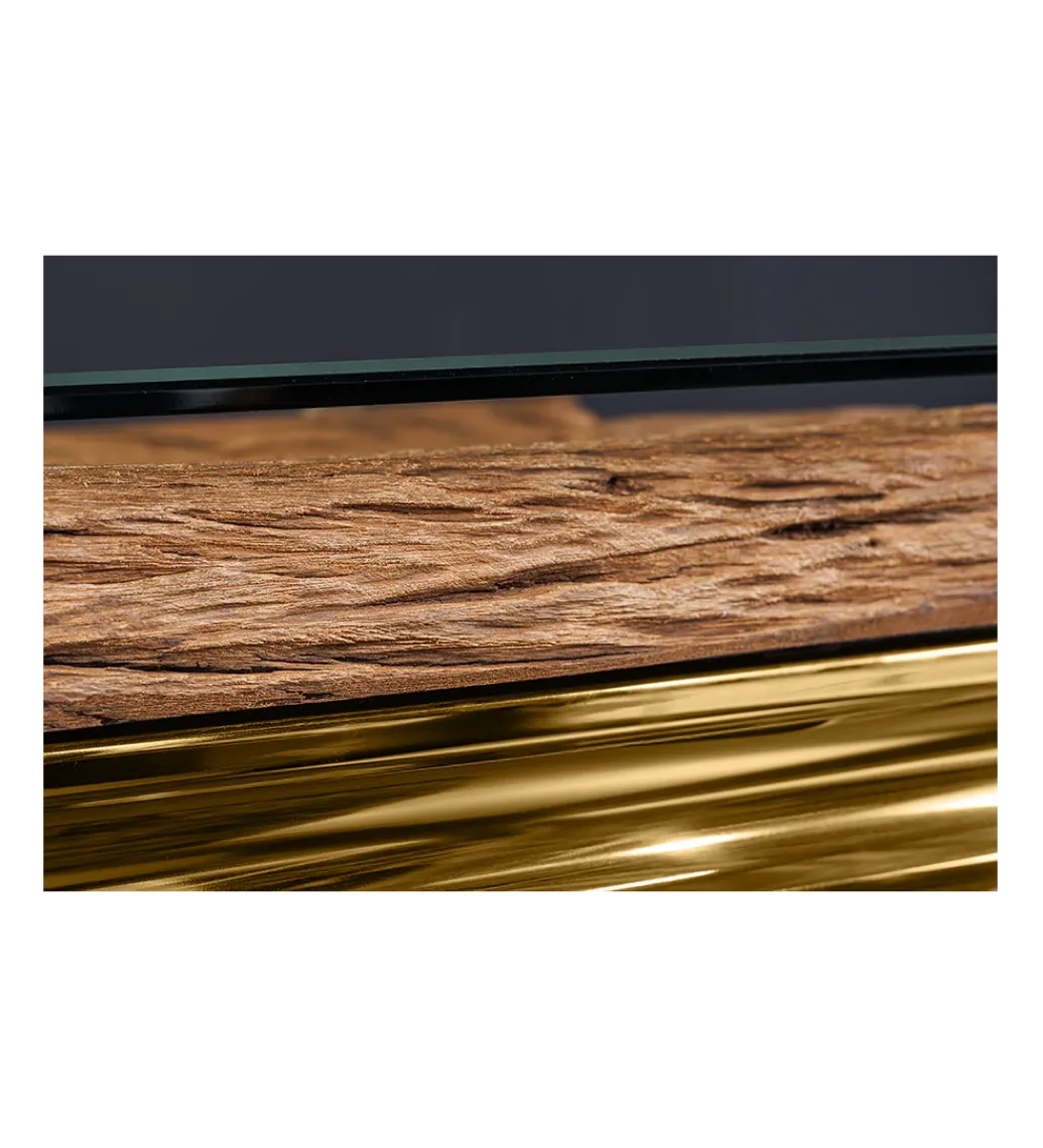 Blat do stołu MODERN BAROCK BARRACUDA 200 cm drewno teak*Invicta Interior Sale