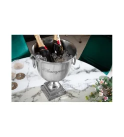 Chłodziarka do szampana Royal 40cm srebrna*Invicta Interior Clearance