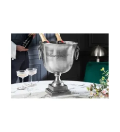 Chłodziarka do szampana Royal 40cm srebrna*Invicta Interior Clearance