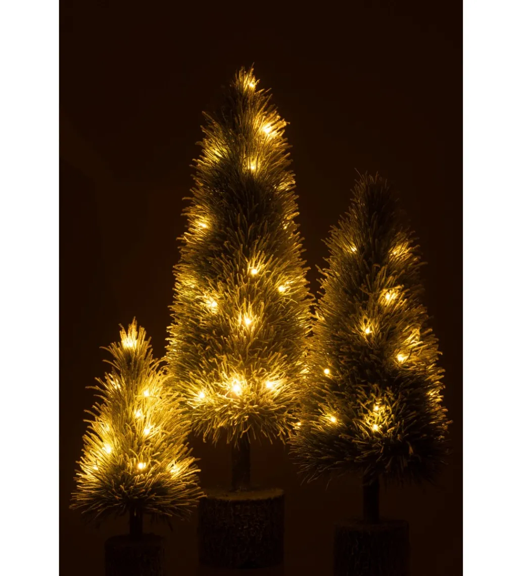 Choinka XMAS LED 60 cm zielona ośnieżona*J-Line