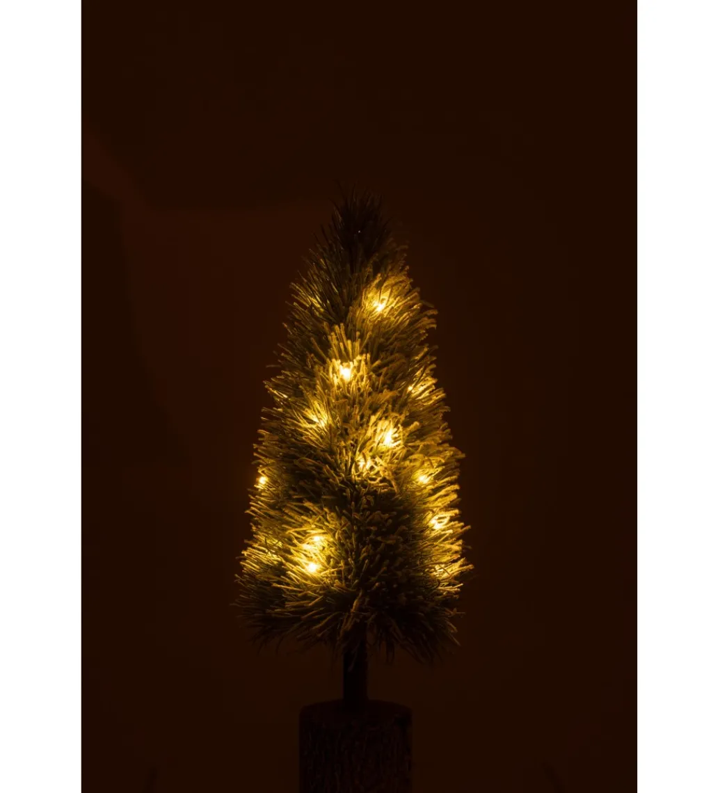 Choinka XMAS LED 60 cm zielona ośnieżona*J-Line