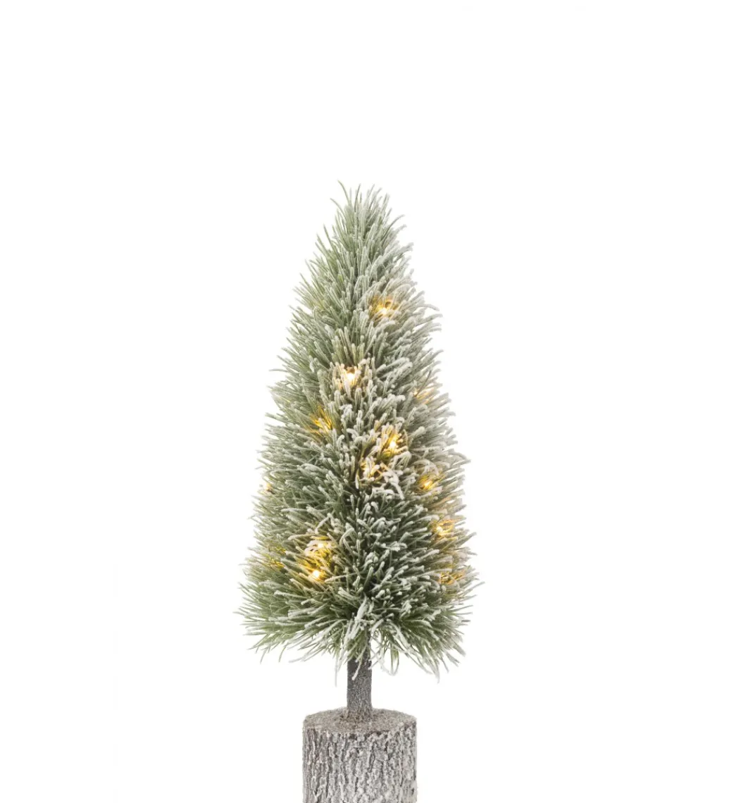 Choinka XMAS LED 60 cm zielona ośnieżona*J-Line